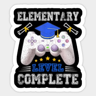 Elementary Level Complete Class Of 2024 Graduation Sticker